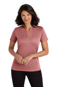 Port Authority Women's    Heathered Silk Touch    Performance Polo