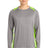 Sport-Tek Men's   Long Sleeve Heather Colorblock Contender   Tee