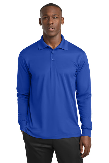 Sport-Tek Men's   Long Sleeve Micropique Sport-Wick   Polo