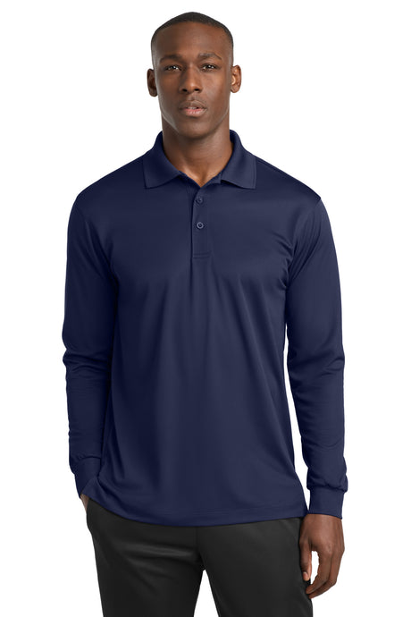 Sport-Tek Men's   Long Sleeve Micropique Sport-Wick   Polo