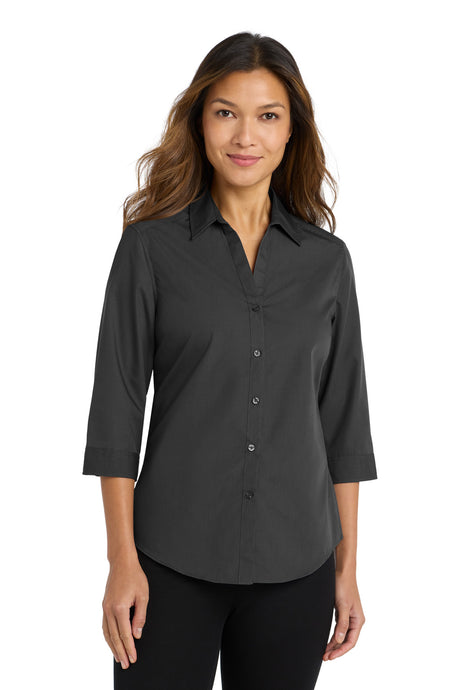 Port Authority Women's   3/4-Sleeve Carefree Poplin Shirt