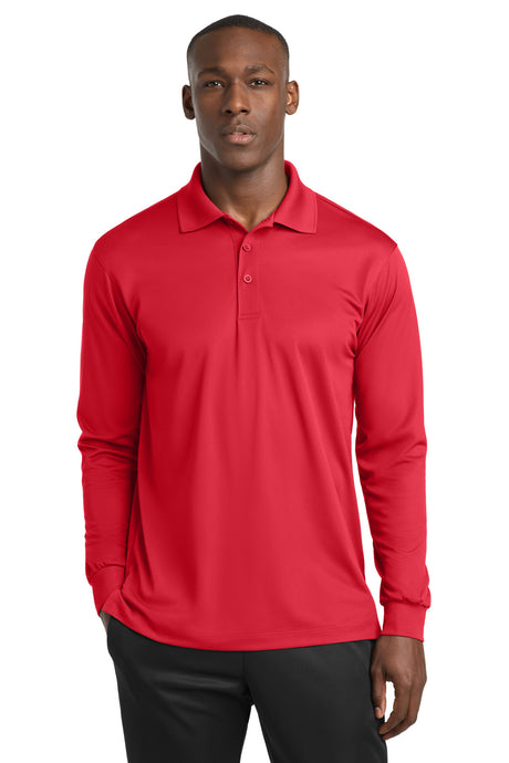 Sport-Tek Men's   Long Sleeve Micropique Sport-Wick   Polo