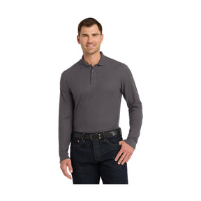 Port Authority Men's   Long Sleeve Core Classic Pique Polo