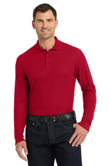Port Authority Men's   Long Sleeve Core Classic Pique Polo