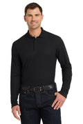 Port Authority Men's   Long Sleeve Core Classic Pique Polo