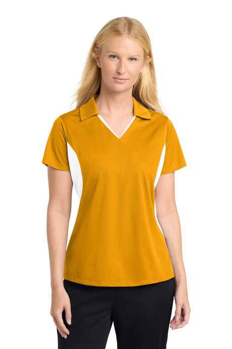 Sport-Tek Women's   Side Blocked Micropique Sport-Wick   Polo