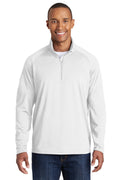 Sport-Tek Men's   Tall Sport-Wick   Stretch 1/4-Zip Pullover