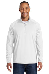 Sport-Tek Men's   Tall Sport-Wick   Stretch 1/4-Zip Pullover