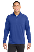 Sport-Tek Men's   Tall Sport-Wick   Stretch 1/4-Zip Pullover