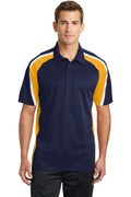 Sport-Tek Men's   Tricolor Micropique Sport-Wick   Polo