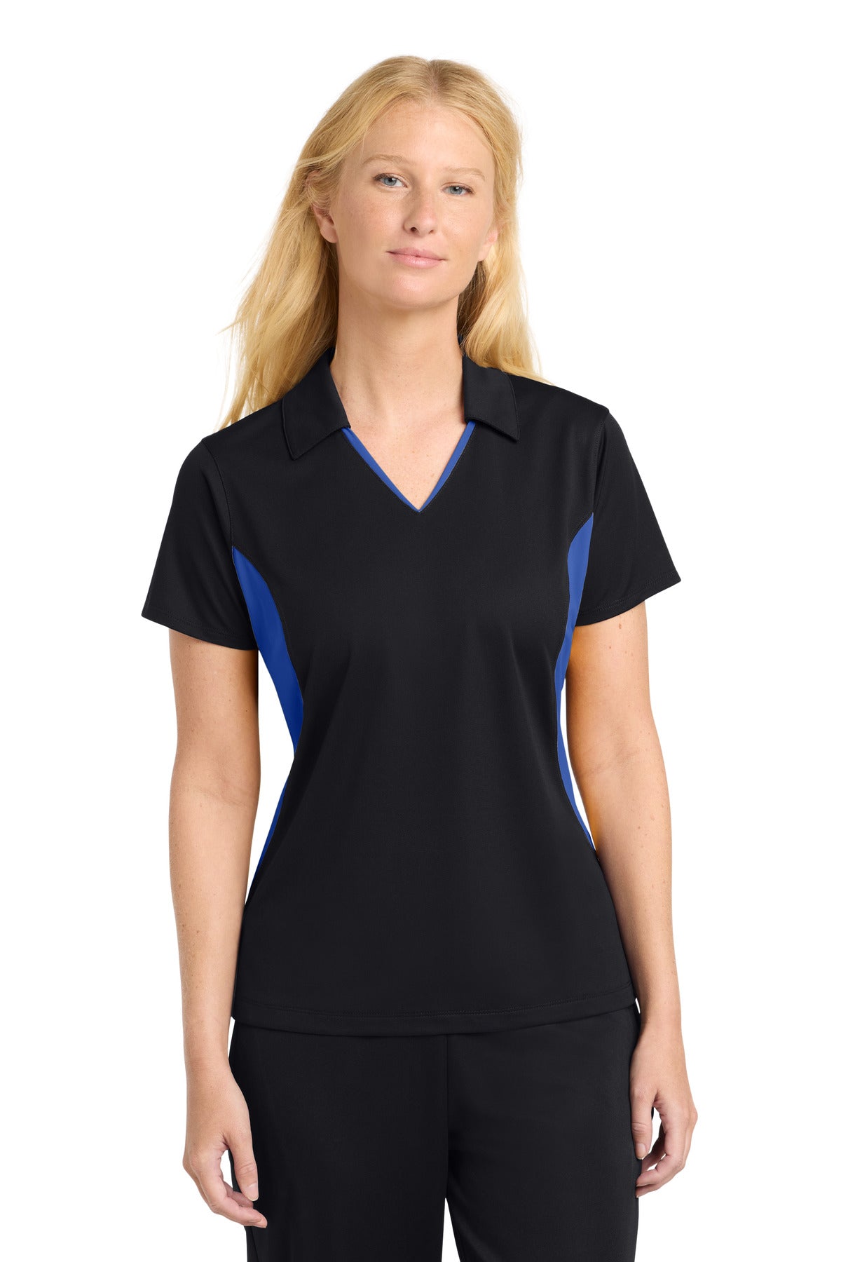 Sport-Tek Women's   Side Blocked Micropique Sport-Wick   Polo