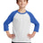 Port & Co Youth   Core Blend 3/4-Sleeve Raglan Tee