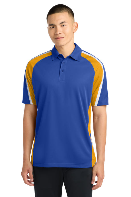 Sport-Tek Men's   Tricolor Micropique Sport-Wick   Polo