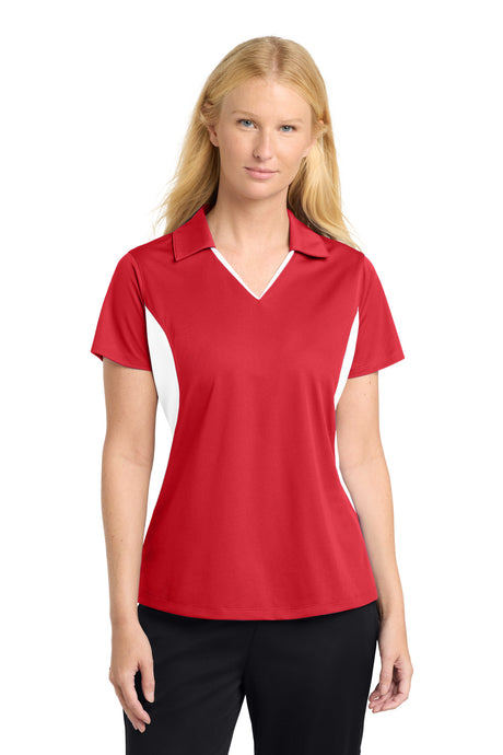 Sport-Tek Women's   Side Blocked Micropique Sport-Wick   Polo