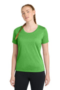 Sport-Tek Women's   Heather Contender   Scoop Neck Tee