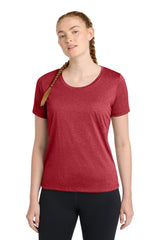 Sport-Tek Women's   Heather Contender   Scoop Neck Tee