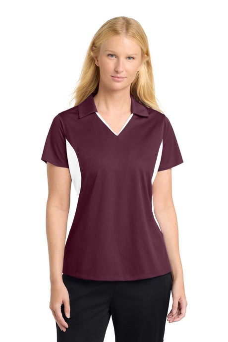Sport-Tek Women's   Side Blocked Micropique Sport-Wick   Polo