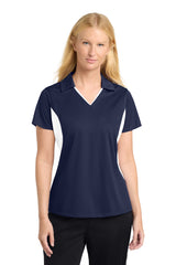 Sport-Tek Women's   Side Blocked Micropique Sport-Wick   Polo