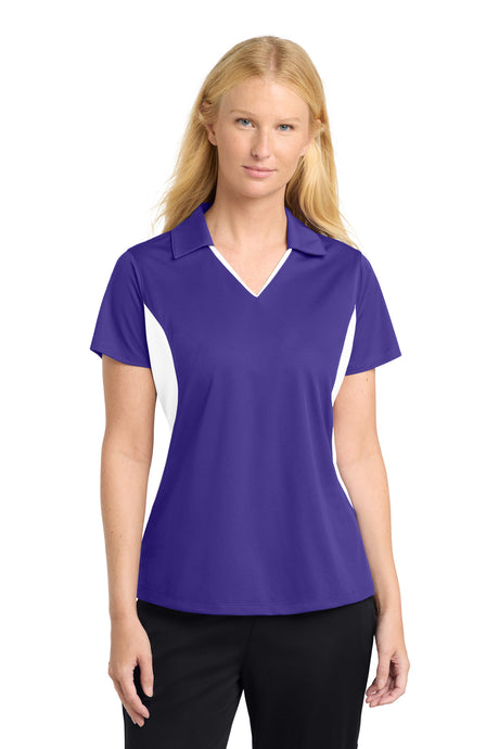 Sport-Tek Women's   Side Blocked Micropique Sport-Wick   Polo
