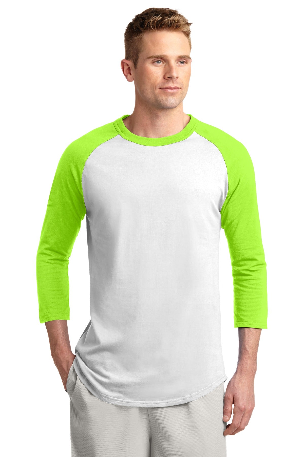 Sport-Tek Men's   Colorblock Raglan Jersey