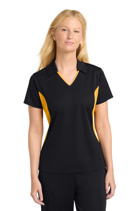 Sport-Tek Women's   Side Blocked Micropique Sport-Wick   Polo