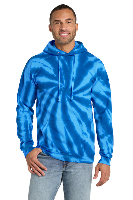 Port & Co Men's   Tie-Dye Pullover Hooded Sweatshirt