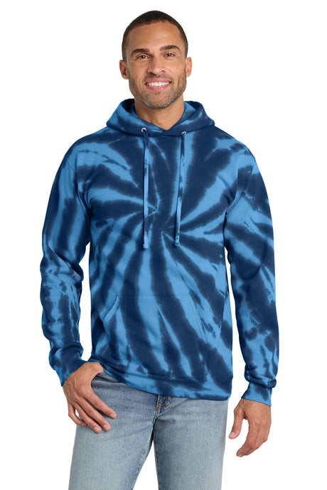 Port & Co Men's   Tie-Dye Pullover Hooded Sweatshirt