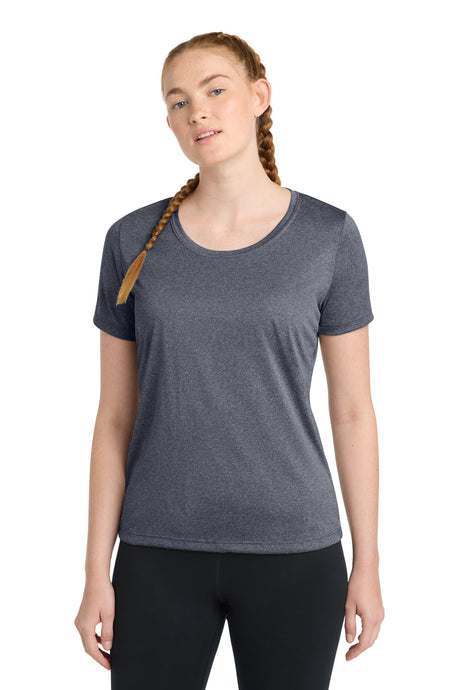 Sport-Tek Women's   Heather Contender   Scoop Neck Tee