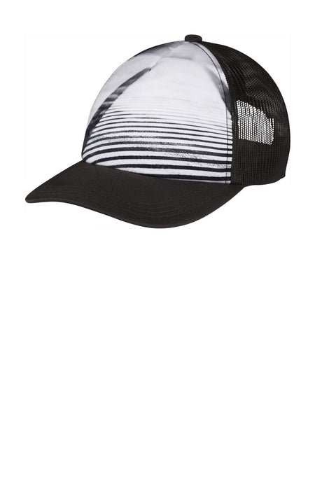 Port Authority     Photo Real Snapback Trucker Cap C950