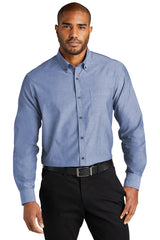 Port Authority Men's   Long Sleeve Chambray Easy Care Shirt W382