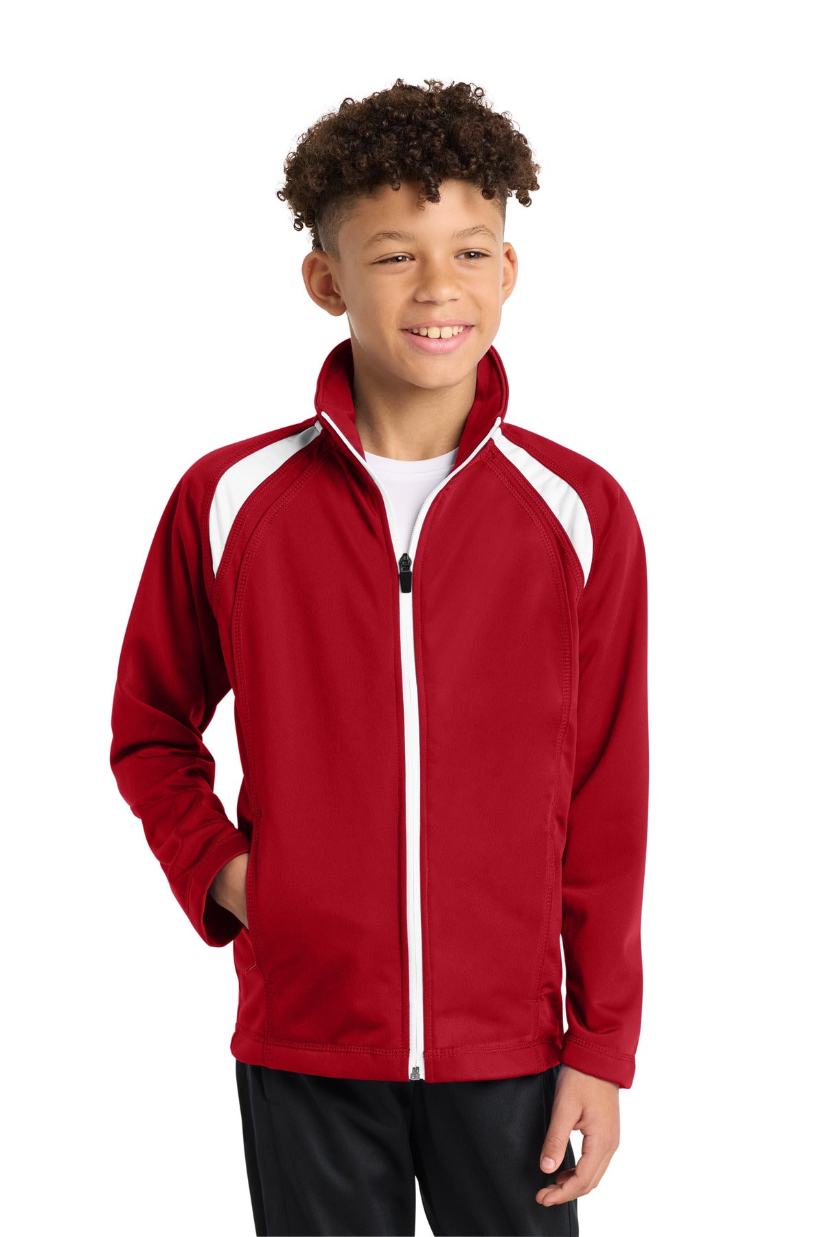 Sport-Tek Youth   Tricot Track Jacket