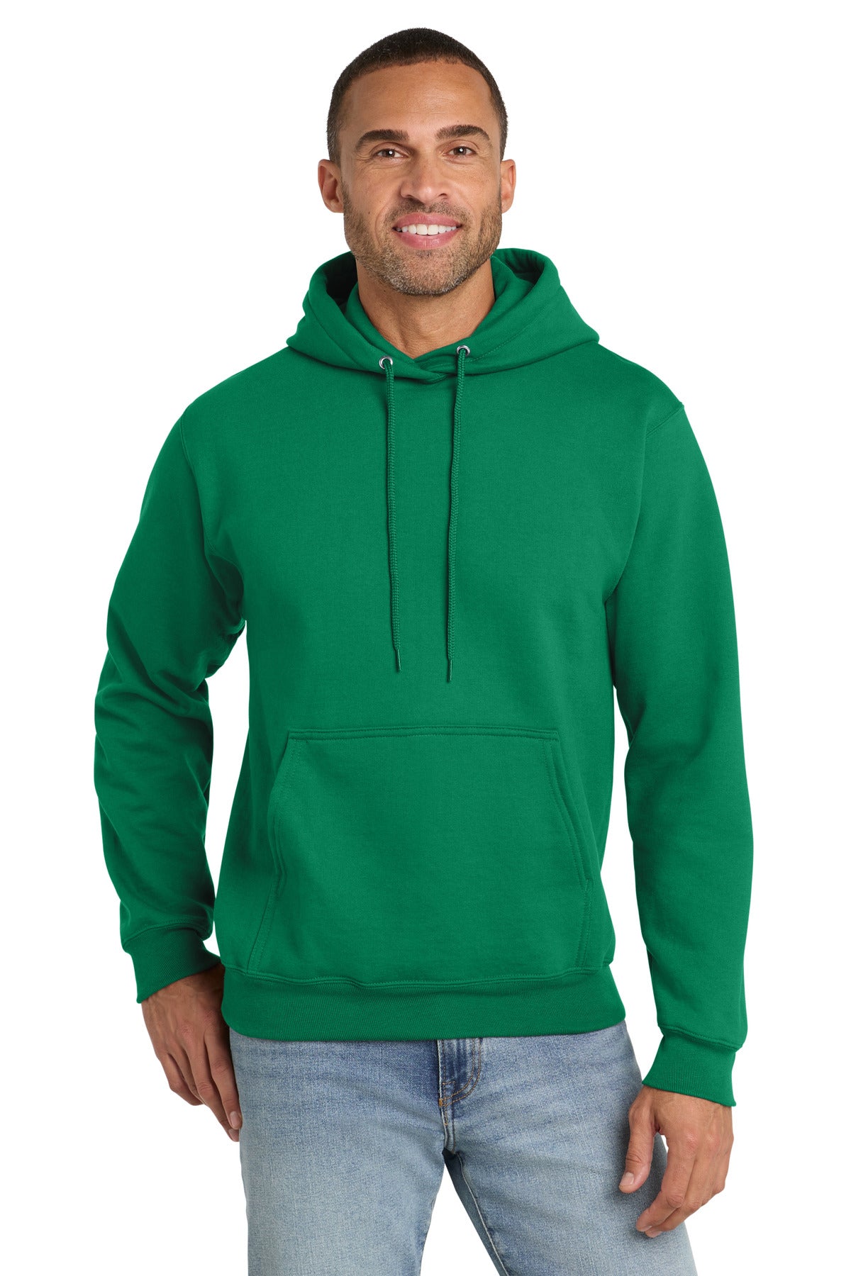 Port & Co Men's   Essential Fleece Pullover Hooded Sweatshirt