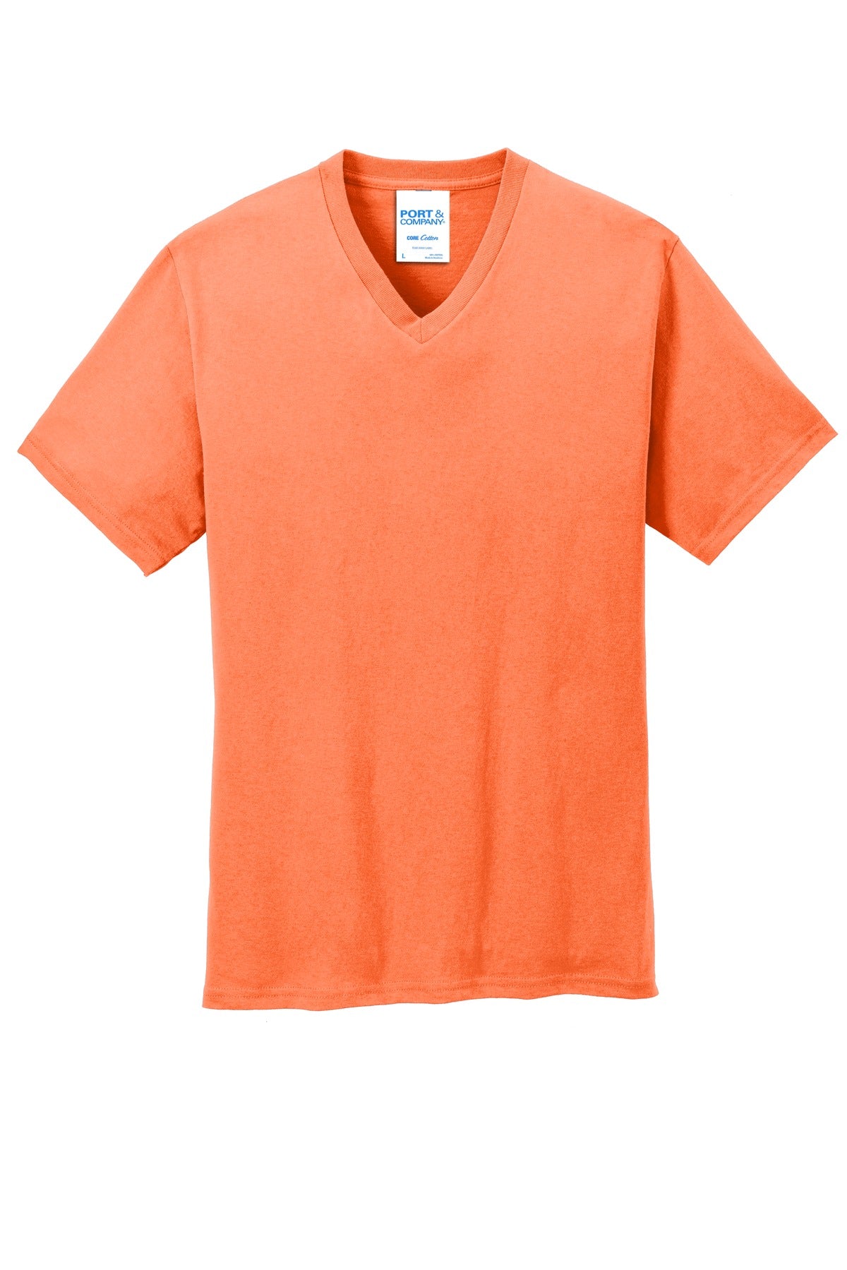 Port & Co Men's   Core Cotton V-Neck Tee-3