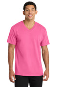 Port & Co Men's   Core Cotton V-Neck Tee