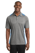 Sport-Tek Men's   Heather Colorblock Contender   Polo