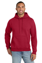 Port & Co Men's   Essential Fleece Pullover Hooded Sweatshirt