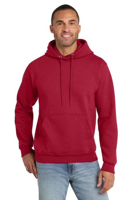 Port & Co Men's   Essential Fleece Pullover Hooded Sweatshirt