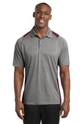 Sport-Tek Men's   Heather Colorblock Contender   Polo