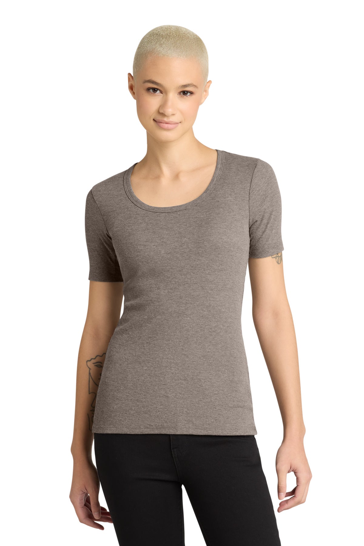 District Women's   V.I.T.  Rib Scoop Neck Tee DT6020