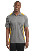 Sport-Tek Men's   Heather Colorblock Contender   Polo
