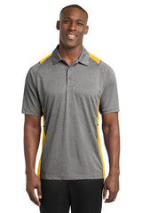 Sport-Tek Men's   Heather Colorblock Contender   Polo