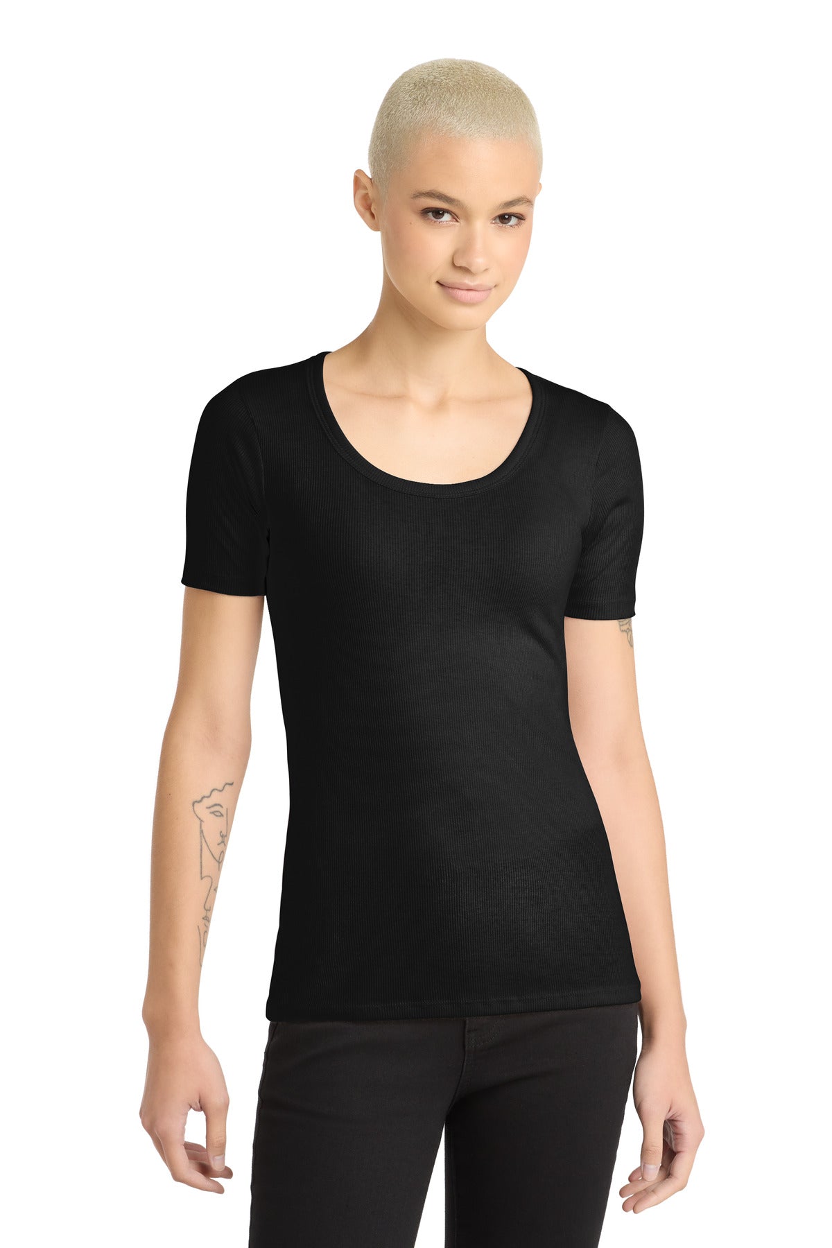District Women's   V.I.T.  Rib Scoop Neck Tee DT6020