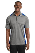 Sport-Tek Men's   Heather Colorblock Contender   Polo