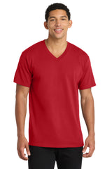 Port & Co Men's   Core Cotton V-Neck Tee