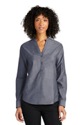 Port Authority Women's   Long Sleeve Chambray Easy Care Shirt LW382