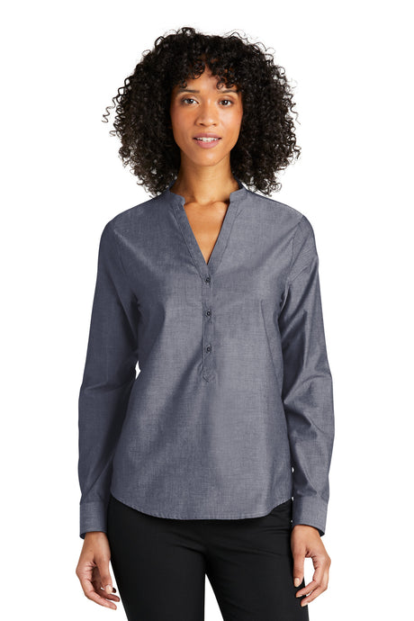 Port Authority Women's   Long Sleeve Chambray Easy Care Shirt LW382