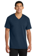 Port & Co Men's   Core Cotton V-Neck Tee