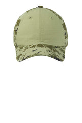 Port Authority    Colorblock Digital Ripstop Camouflage Cap-2