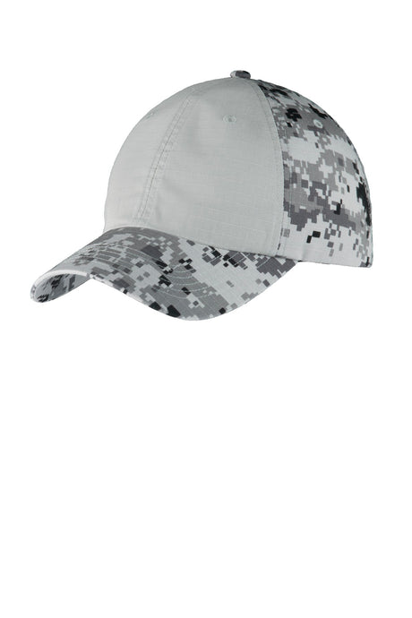 Port Authority    Colorblock Digital Ripstop Camouflage Cap