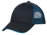 Port Authority    Double Mesh Snapback Sandwich Bill Cap